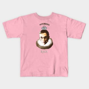 Notorious R.G.B. - Ruth Bader Ginsburg portrait. Kids T-Shirt